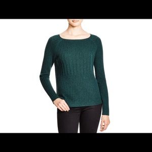 Theory : Jillina Hunter Green Cashmere Sweater